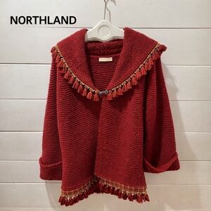 NORTHLAND Blend of wool & alpaca ONE SIZE cardigan